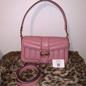 Coach Georgie Quilted Shoulder Bag Like New